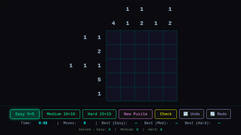 NEON NONOGRAM