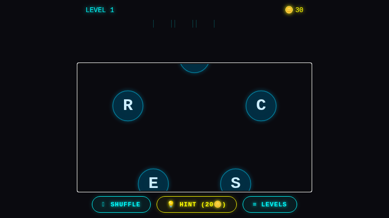 NEON WORD CONNECT